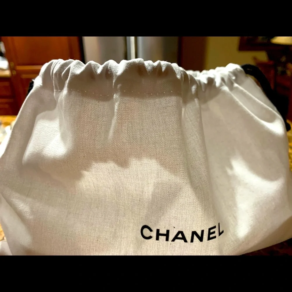 Rare Brand new authentic Chanel fabric cosmetic bag,must have for collectors …
